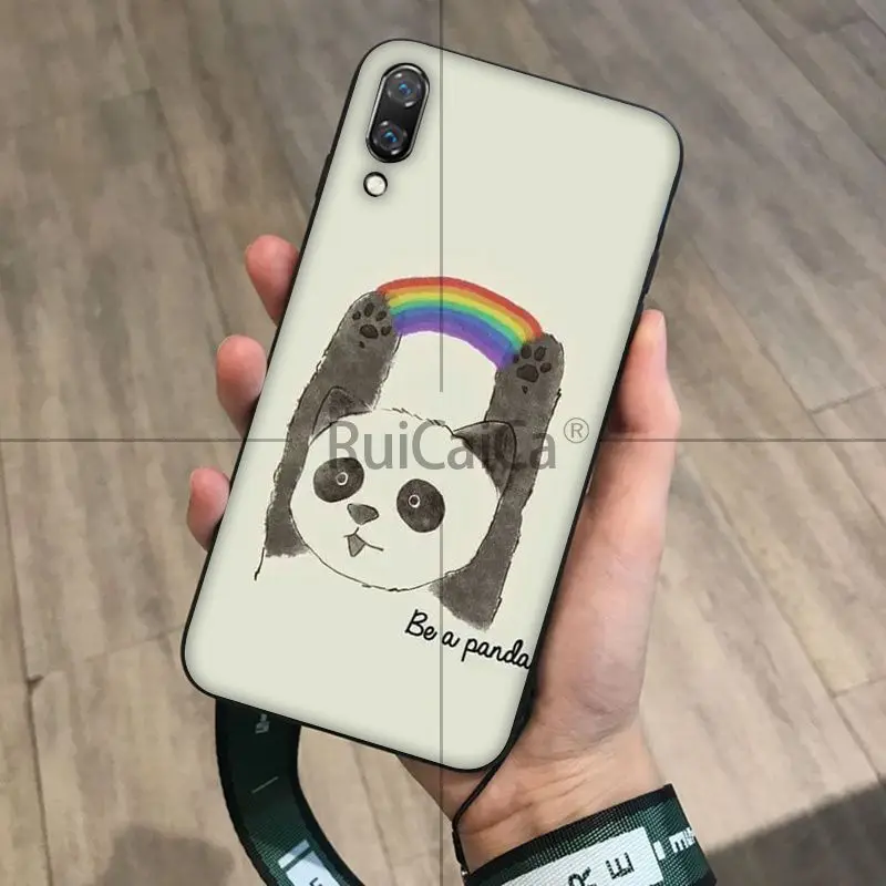 Ruicaica Милая панда DIY Роскошный Высокий протектор на конце чехол для Huawei P9 P10 Plus Mate9 10