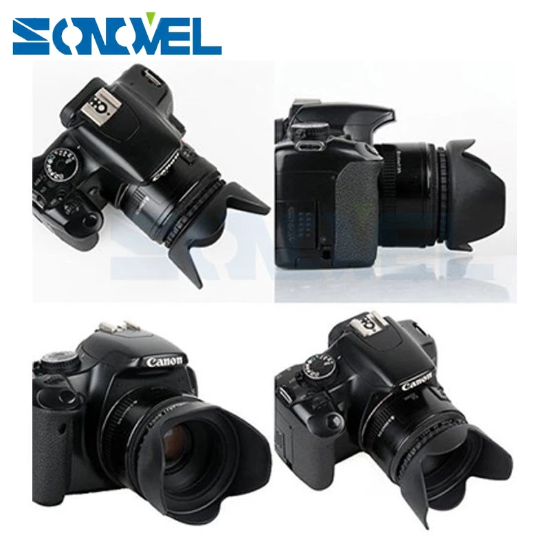 УФ фильтр 49 мм + крышка объектива бленда для Canon Eos M M1 M2 M3 M5 M6 M10 с объективом EF 15 45 f/3 5