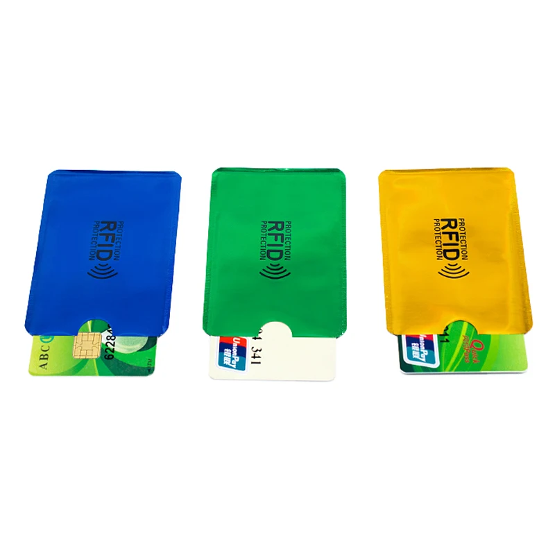 10 шт. разноцветные Защитные чехлы для банковских и кредитных карт|Держатели карт