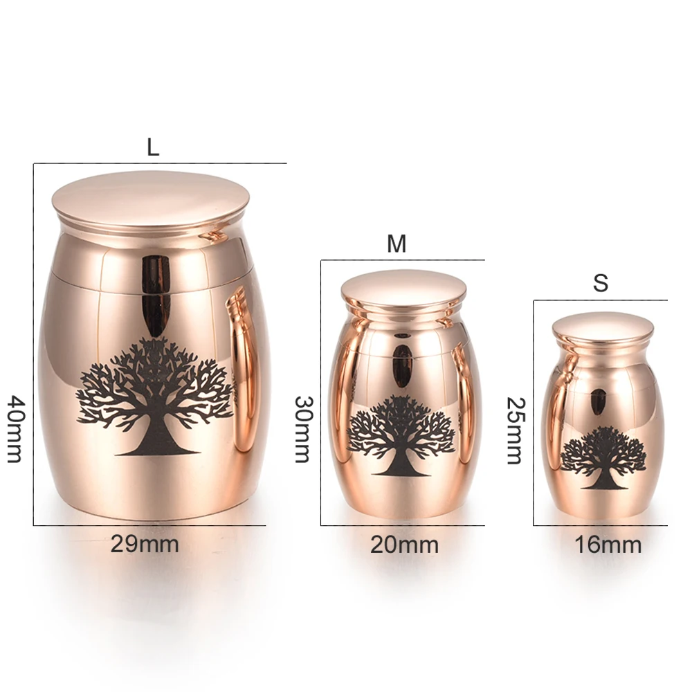 Eternity Memory 3 Size Small Medium Large Stainless Steel Tree of Life Funeral Urns&ampCremation Urns For Ashes Memorial Jewelry | Украшения