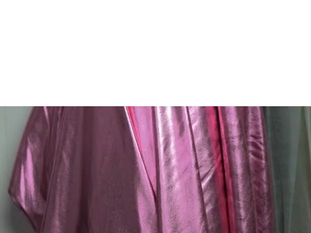 pink Плотная сценическая ткань, четыре Стрейчевые ткани из золотой фольги(спандекс), ткань для свадебного танца, сцена, посвященная diy, косплей, одежда, ткань металлик - Цвет: pink