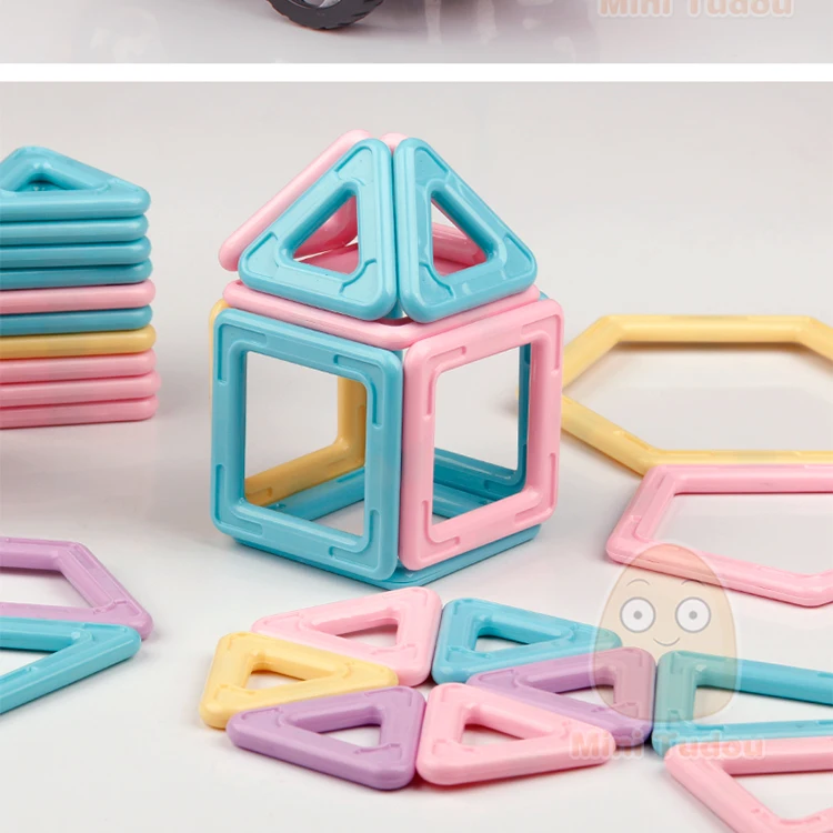 Children Magnet Toy Big Magnetic Designer Construction Set Model Building Plastic Magnetic Blocks Educational Toys For Kids Gift