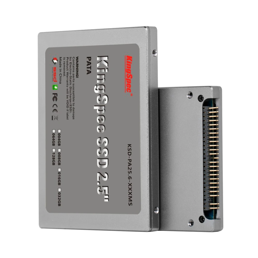 Kingspec 2.5 &quot44PIN PATA IDE SSD 128 ГБ Solid State Disk Flash Жесткий привод Для Ноутбуков HP NC4010 PM755 DELL D610