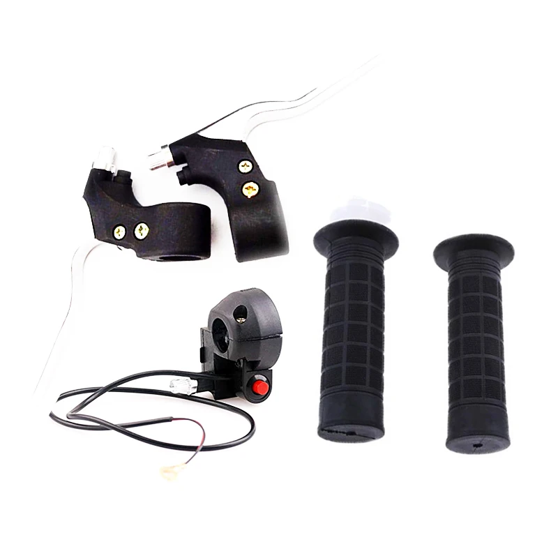 Pocket Mini Bike Hand Grips Kill Stop Switch Twist Throttle Brake Levers Set 2 Stroke ATV Quad Go Kart Dirt Motorcycle | Автомобили и
