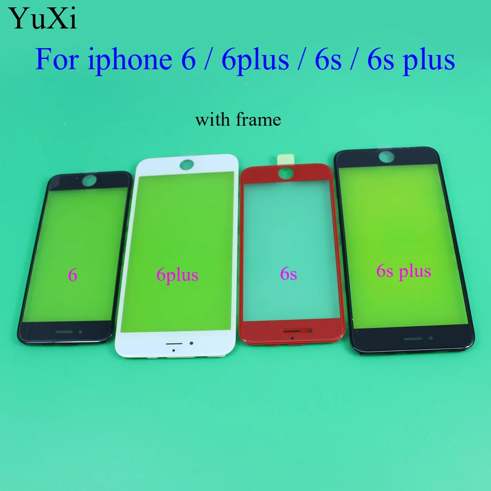 YuXi 5 дюймов стекло для iPhone 6s plus сенсорный экран ЖК передняя сенсорная панель