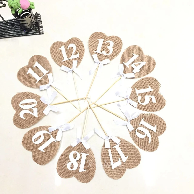 1 компл. Свадебные настольные открытки джутовая Мешковина приемная настольная