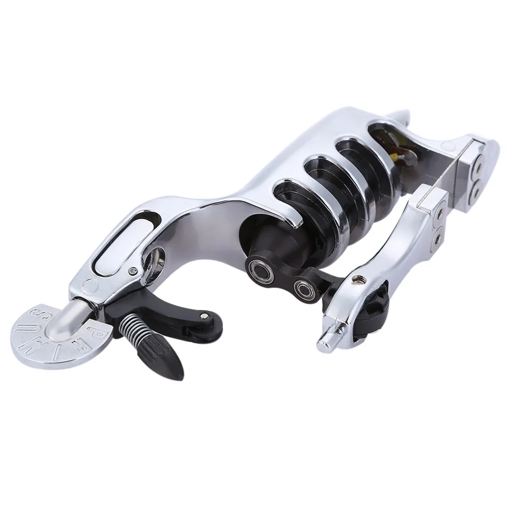 Professional Titanium frame Rotary Motor Tattoo Machine Silver Liner &amp Shader Supply | Красота и здоровье