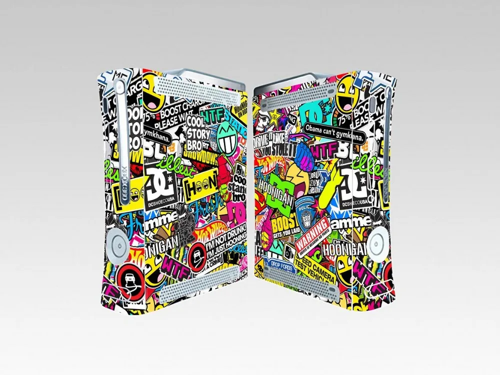 262 наклейка на кожу для Microsoft Xbox 360 оригинальные наклейки fat skins s xbox360 | Электроника