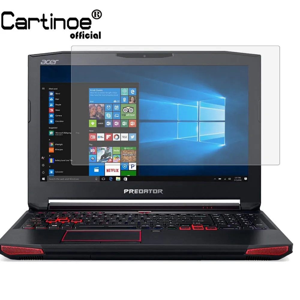 Cartinoe 15 6 дюймов 16:9 защитная плёнка для экрана ноутбука acer Predator G9 593 ноутбук матовая