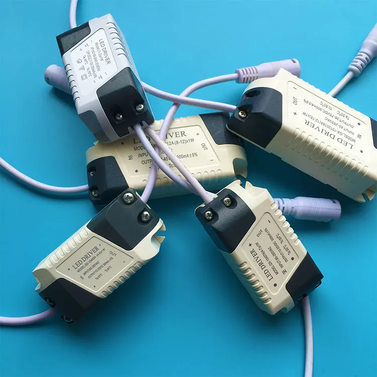 Новый светодиодный драйвер переменного тока 85- 265V 1-3-5-7-8-9-12-18-36W Питание