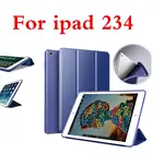 Чехол для iPad 432, силиконовый мягкий чехол-книжка с подставкой с автоматическим спящим режимомпробуждением, из искусственной кожи, умный Египетский чехол для iPad 234, чехол