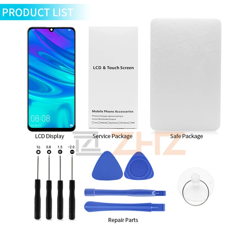 ЖК дисплей для Huawei P Smart 2019 с сенсорным экраном и дигитайзером в сборе smart запчасти