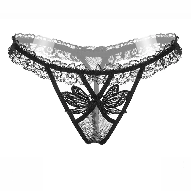 Women Sexy Lingerie erotic panties porn transparent flirty floral lace underwear see through g-string thong sexy wear low rise | Женская