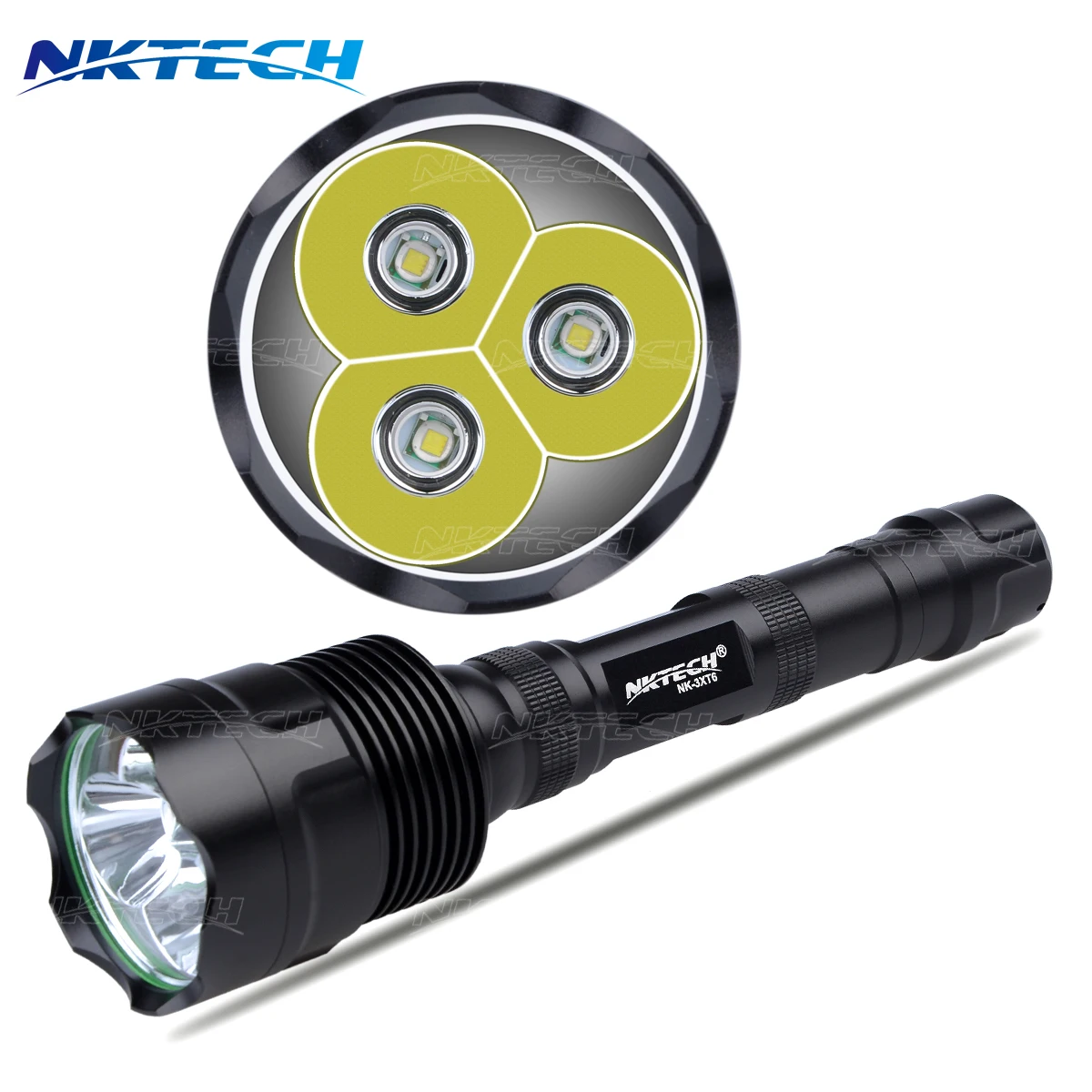 NK-3XT6 Torch only TrustFire T62 Тактический XHP-70 светодиодный фонарик 3600 люмен 5 режимов IPX8 1 м тест падения с расширенной трубкой для спорта на открытом воздухе Пешие прогулки - Испускаемый цвет: NK-3XT6 Torch only