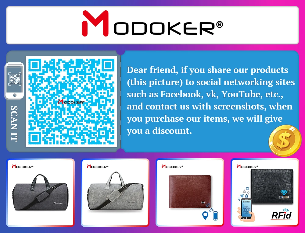 Modoker, длинный Умный кошелек для зарядки, мужская сумочка из крокодиловой кожи, роскошный мужской кожаный кошелек, деловой клатч, кошелек на молнии