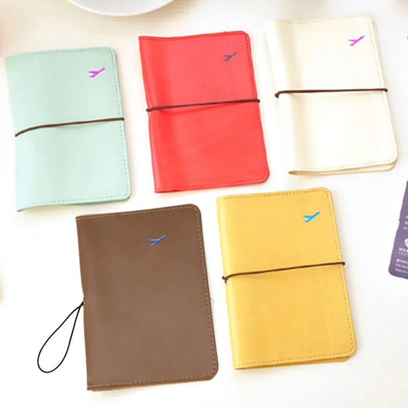 Горячая Обложка для паспорта твердый кошелек милый кожаный держатель ID карты