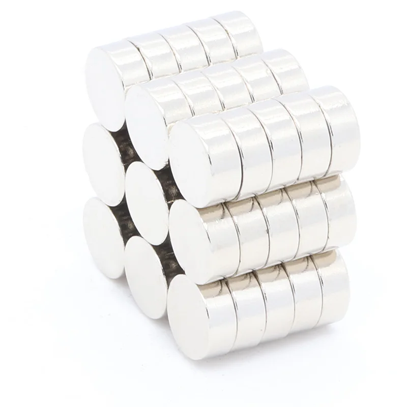 

100Pcs 10x4 mm Rare Earth Neodymium Magnet Disc N35 Small Round Permanent NdFeB Super Strong Powerful Magnetic Magnets For Craft