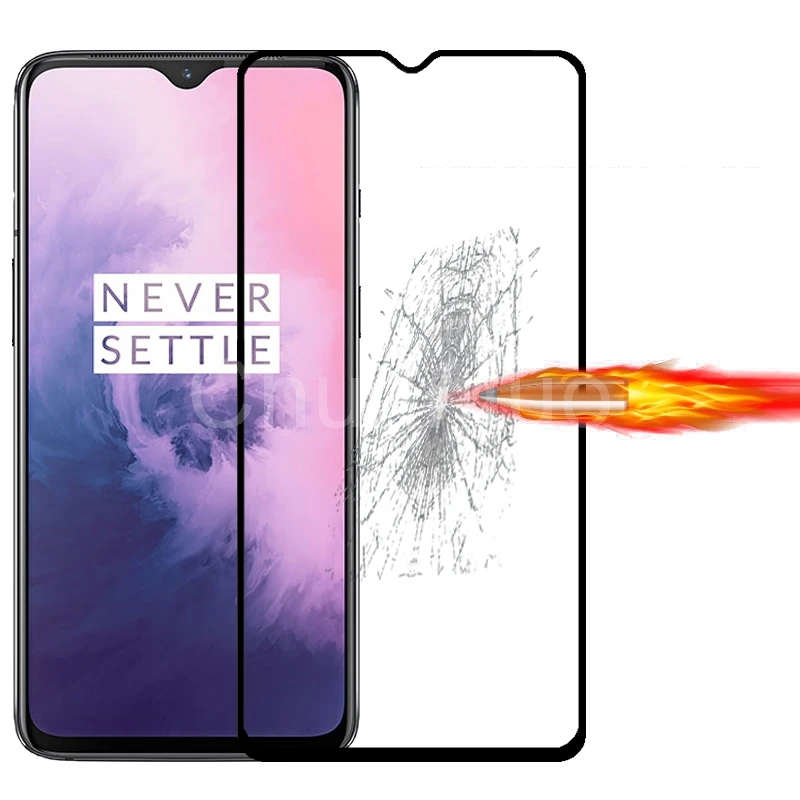 2.5D 9H Премиум Закаленное стекло для Oneplus 7 полное покрытие Защитная пленка ONEPLUS