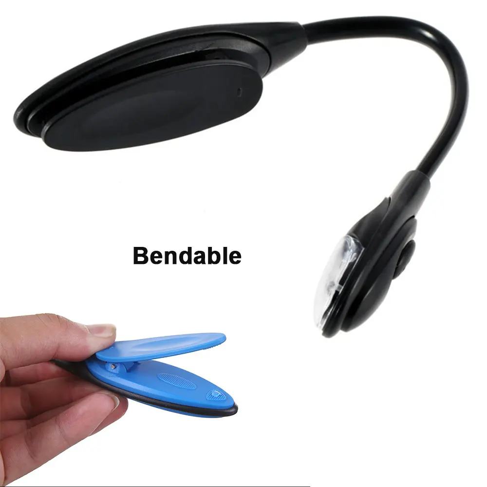 Мини лампа для чтения на клипсе 3 цвета|Лампы чтения| |