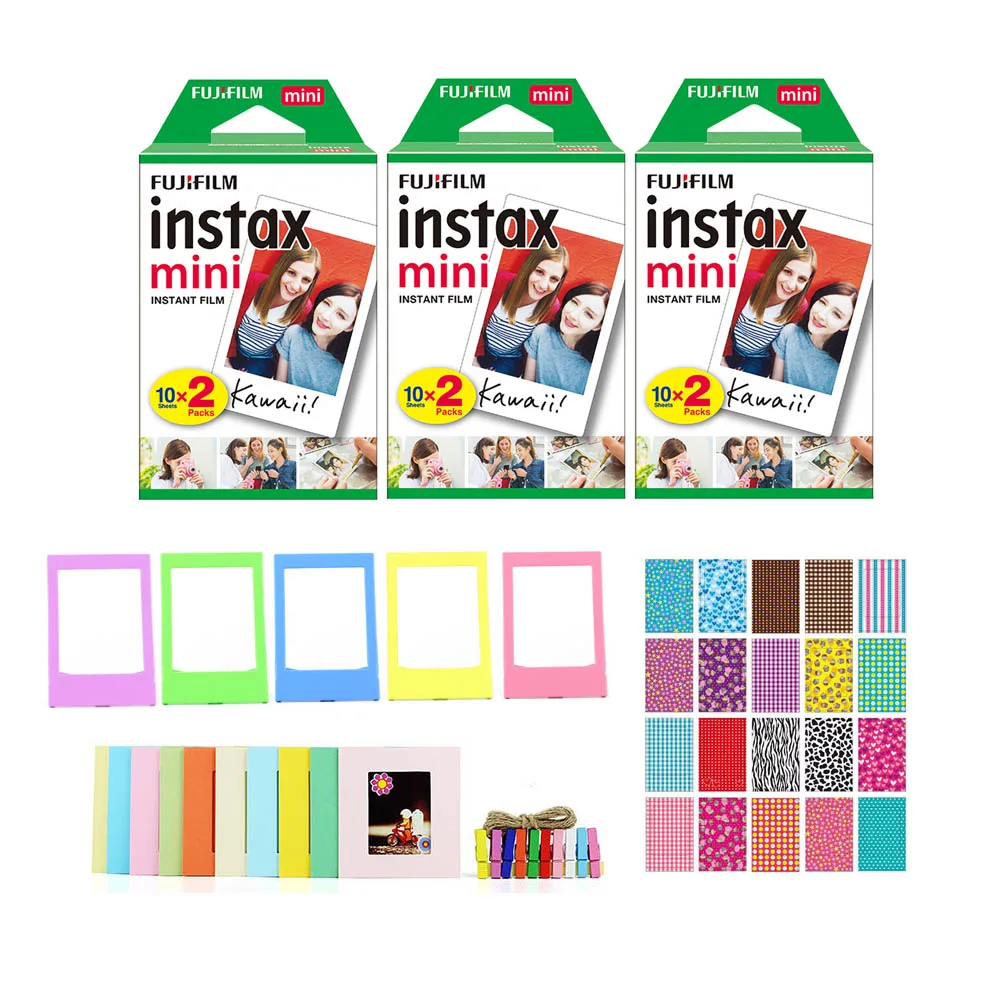 Пленка моментальной печати Fujifilm Instax Mini (3 двойных упаковки всего 60 фото) + 20 фото 5