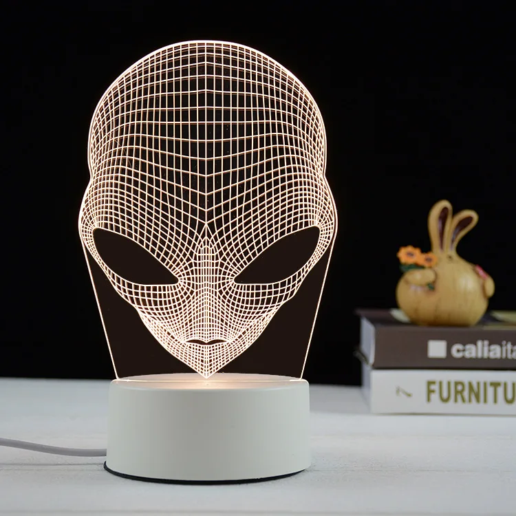 Пульт дистанционного управления 3D светильник светодиодный Ночной мультфильм 16