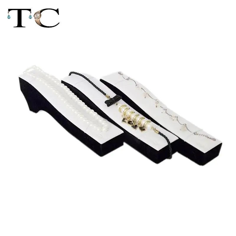 Дисплей ювелирных изделий 3 шт./лот ожерелье держатель рок Кулон Стенд стек белый