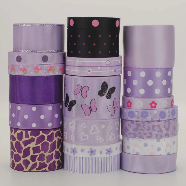Атласная лента новый набор 20 видов с ярким цветочным принтом|ribbon tape|satin ribbonribbon free