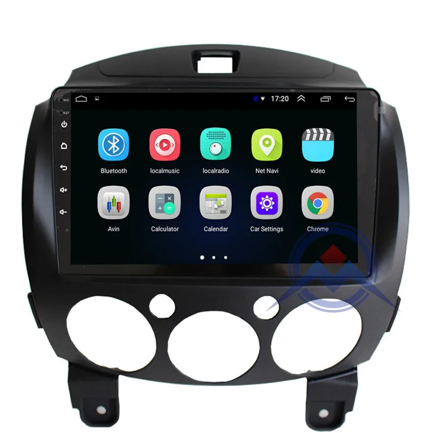 ZOHANAVI 9inch 2.5 D Android 9.0 car Multimedia Player For Mazda 2 2007- Car auto Radio DVD Player GPS Navigation map