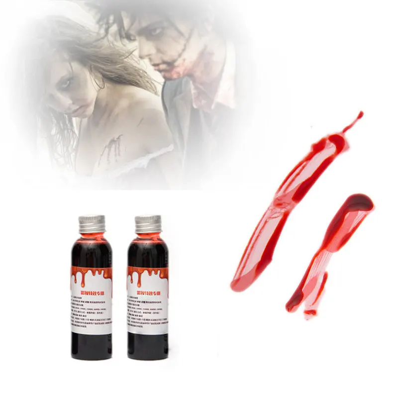 Шт. 1 шт. 60 мл Хэллоуин вечерние партии искусственные съедобные поддельные плазмы