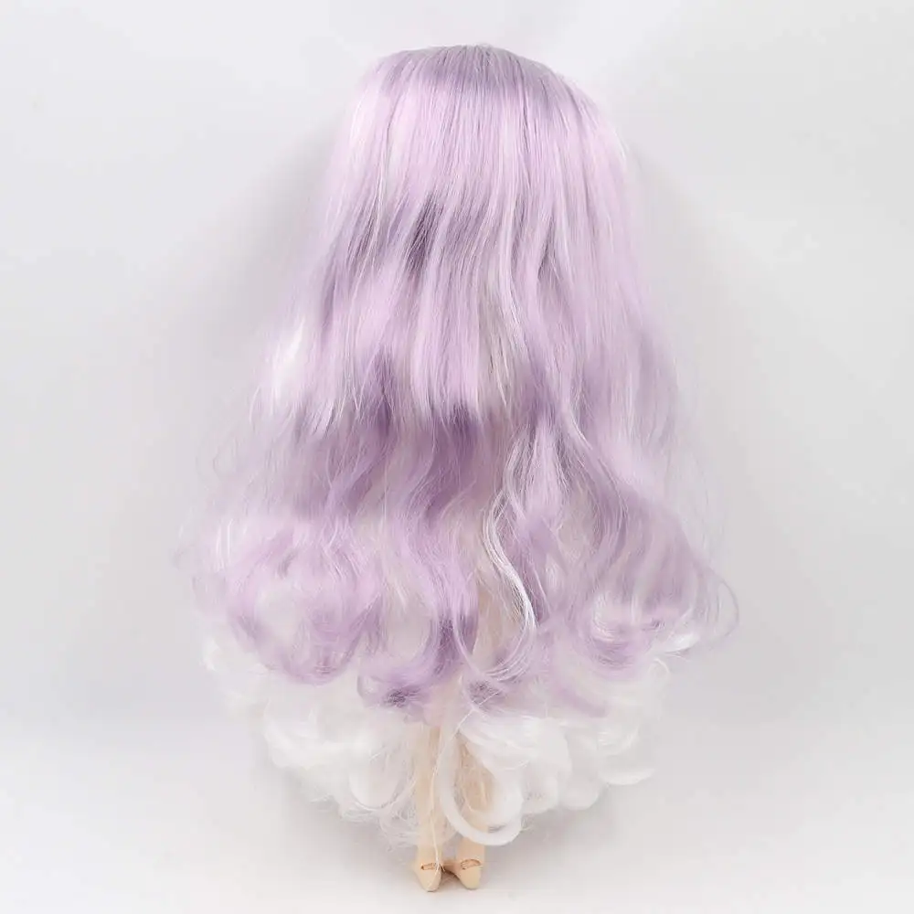 Многоцветный Blyth 1/6, кукольные парики, рулон, кожа головы, горячие волосы, цвет с взрыва/без челки, бахрома, мягкие, разные стили волос, выберите кожу - Цвет: Многоцветный