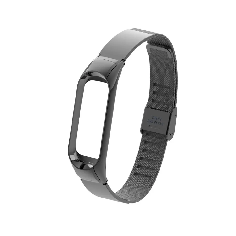 Роскошный ремешок на запястье для Xiaomi mi Band 3 xiomi xaomi mi band Band3 mi lanese Магнитный петля металлический браслет на запястье ремешки