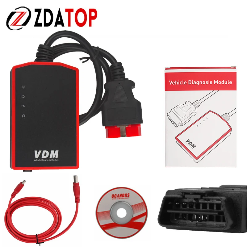 VDM UCANDAS V3.80 Универсальный Автомобильный диагностический с wifi полной системой и USB соединением VDM UCANDAS в продаже