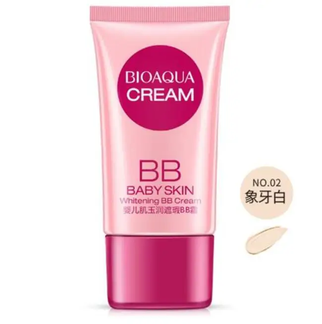 lvory white BIOAQUA Baby Cover BB крем отбеливающий консилер УВЛАЖНЯЮЩАЯ основа для лица основа для макияжа BB крем Косметика для макияжа лица - Цвет: lvory white