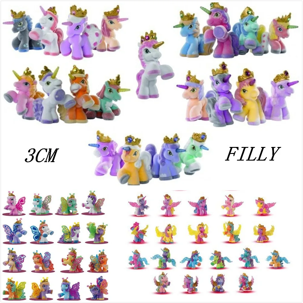 Горячая Распродажа Simba Filly Butterfly Witchy Stars Unicorn ect. Игрушка маленькая лошадка 3 см мини