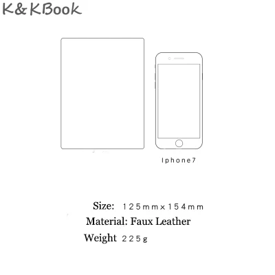 K & Kbook KK99 Kawaii кожа Тетрадь A6 Макарон дневник сетки Бумага личный дня школы