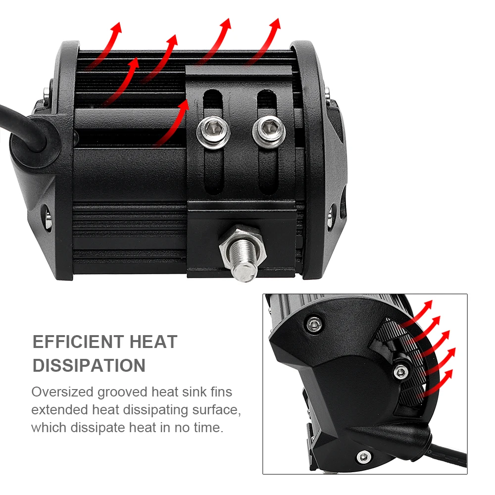 Водонепроницаемая светодиодсветильник балка LEEPEE 2 шт./компл. сверхъяркая 12 В
