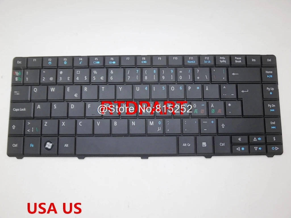 Клавиатура для Acer TM8371 8371G TM8471 8471G TM8341 английская американская Арабская AR