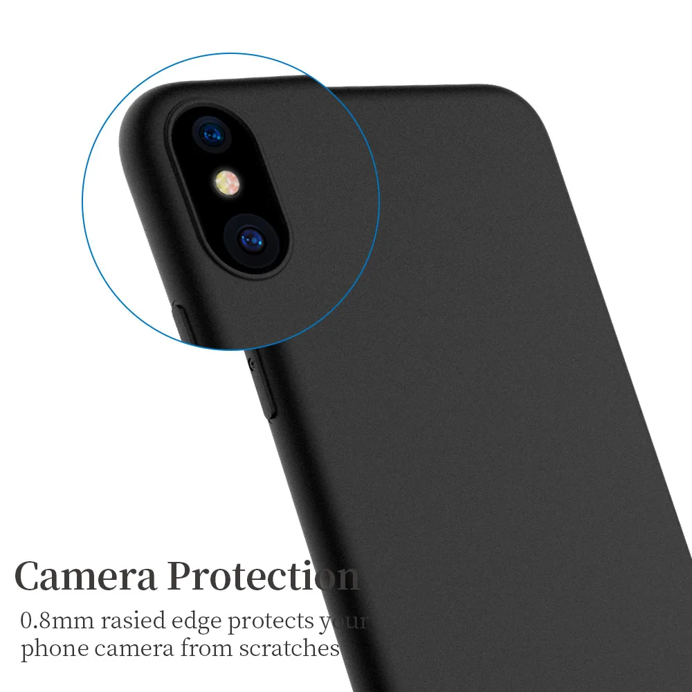 X-Level для iPhone X Case силиконовый Оригинальный чехол ультра тонкий мягкий х Coque анти