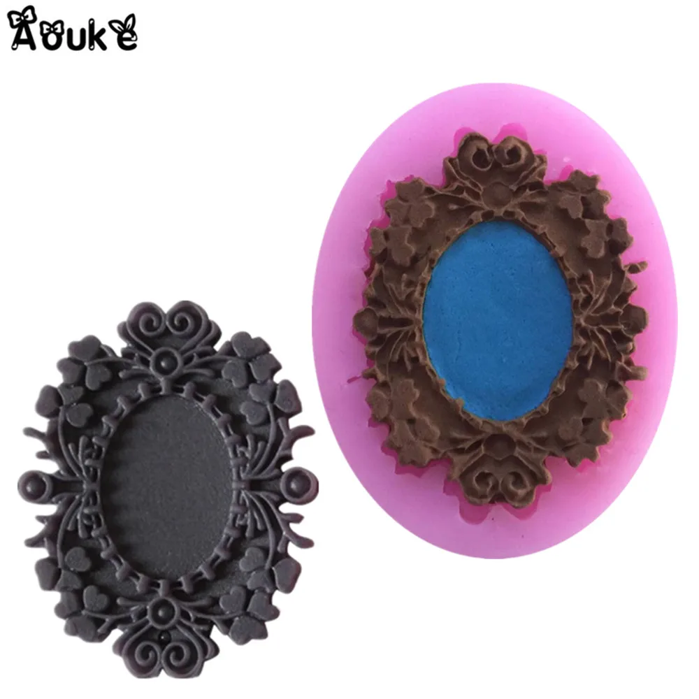 Рельефная силиконовая форма в форме зеркала формы для помадки торта шоколада