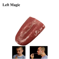horrible tongue specially function for halloween close up terror mask magic trick false tongue magic gimmick accessories joke
