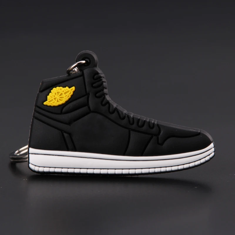 Picture Color-7 Mini Jordan 1 брелок для обуви для мужчин и женщин брелок Классический Цвет AJ Ретро поколение баскетбольные кроссовки брелок - Цвет: Picture Color-7