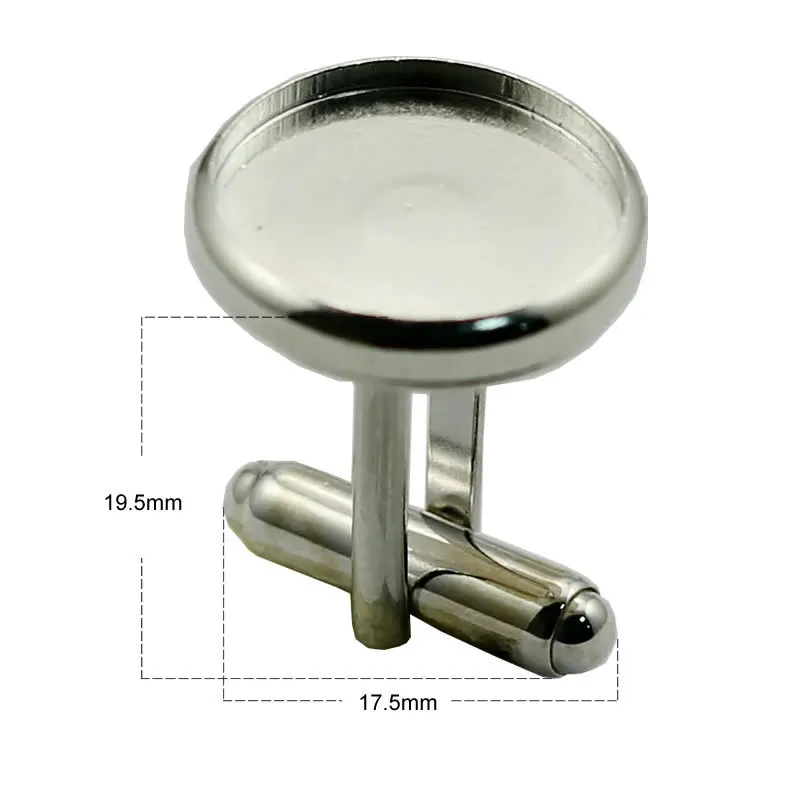 Beadsnice 925 silver French Personalized Cufflinks Blank Accessories for Mens ID30947 | Украшения и аксессуары