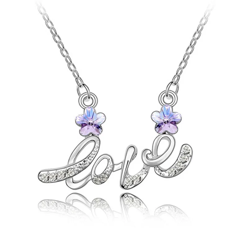 Женское ожерелье с подвеской надписью Love | Украшения и аксессуары