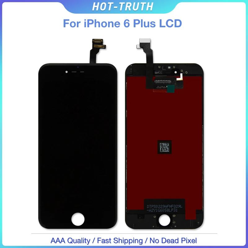 20Pcs/Lot LCD Digitizer For iPhone 6 Plus 6+ OEM Display 5.5inches AAA Touch Panel Sensor Glass Complete Assembly Free DHL | Мобильные