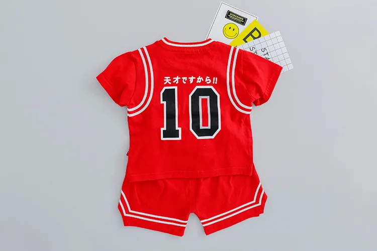 

KINE PANDA Baby Boy Clothes Summer Boys Basketball Sportswear t shirt + Shorts Sets 1 2 3 Years Old Toddler Kids Baby Clothes