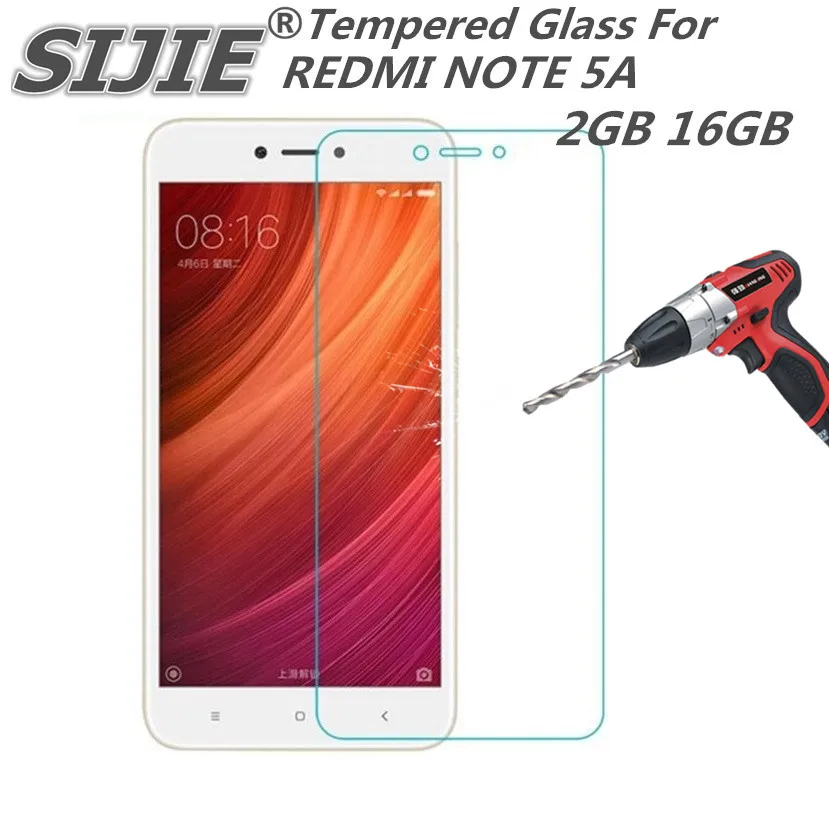 Закаленное стекло для Xiaomi Redmi Примечание 5A 5 дюймов 2 Гб 16 экран защитный чехол
