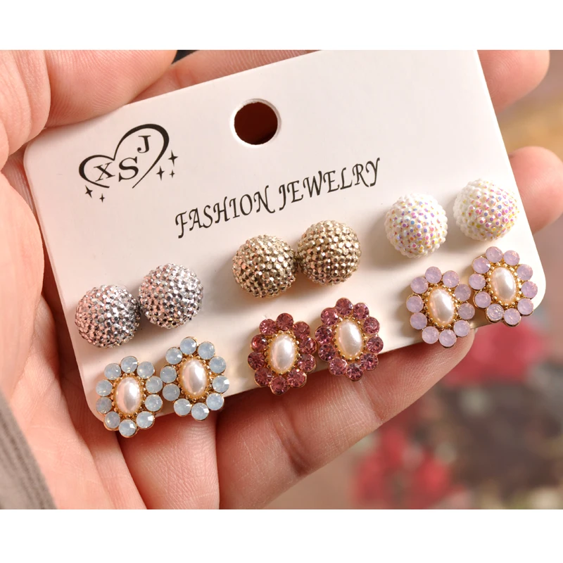 Новинка модные женские аксессуары серьги с жемчугом для девочек на день рождения