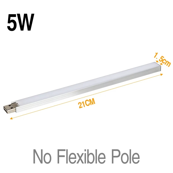 5W DC 5 в USB светодиодный светильник для выращивания растений 3 Вт 5 Вт полный спектр Красный Синий 360 градусов гибкий шланг Фито Лампа цветок Vegs растений лампа для роста - Испускаемый цвет: 5W