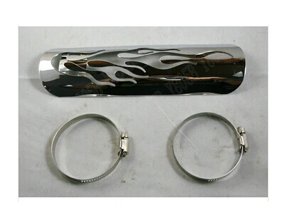 Хромированный металлический тепловой экран для выхлопных газов с эффектом