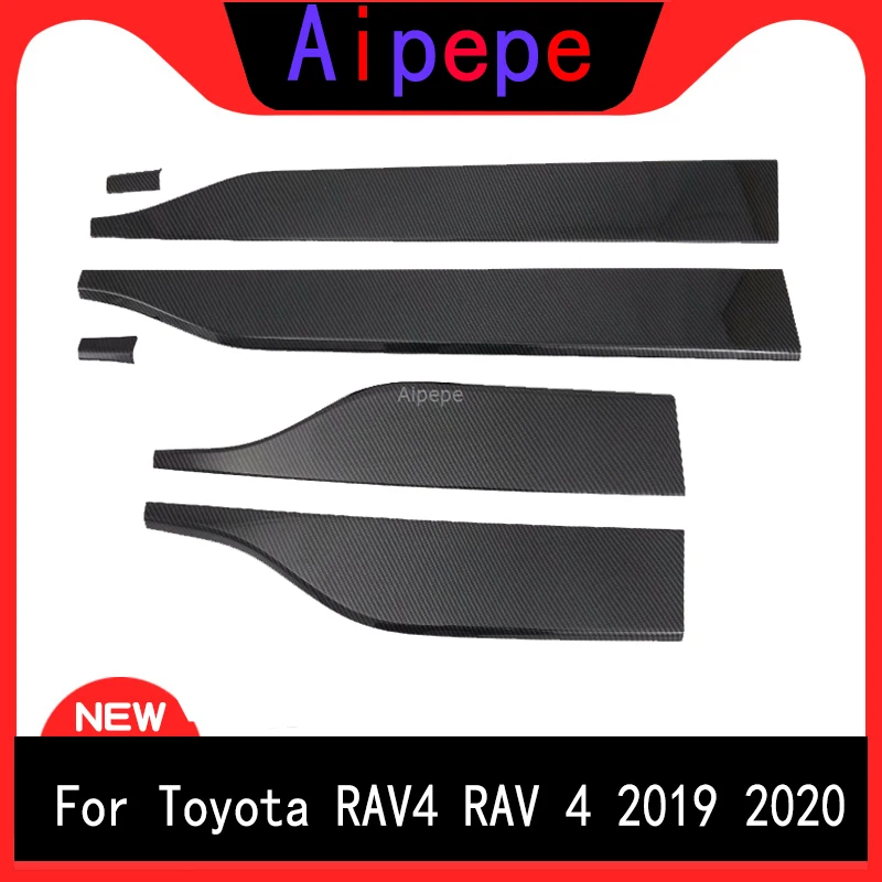 

6 шт., Аксессуары для автомобилей Toyota RAV4 XA50 2019 ABS
